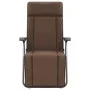 Sillas plegables de jardín con cojines 2 unidades marrón de vidaXL, Sillas de jardín - Ref: Foro24-44321, Precio: 183,50 €, D...