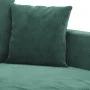 Dark green velvet 2-piece sofa set with cushions by , Sofas - Ref: Foro24-3201702, Price: 424,12 €, Discount: %