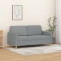 2-Sitzer-Sofa aus hellgrauem Stoff, 140 cm von , Sofas - Ref: Foro24-359478, Preis: 235,61 €, Rabatt: %
