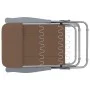Klappbare Gartenstühle mit Kissen 2 Einheiten braun von vidaXL, Gartenstühle - Ref: Foro24-44321, Preis: 183,50 €, Rabatt: %