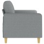 2-Sitzer-Sofa aus hellgrauem Stoff, 140 cm von , Sofas - Ref: Foro24-359478, Preis: 235,61 €, Rabatt: %