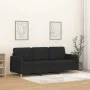3-seater black fabric sofa 180 cm by , Sofas - Ref: Foro24-359490, Price: 367,38 €, Discount: %