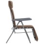 Folding garden chairs with cushions 2 units brown by vidaXL, Garden chairs - Ref: Foro24-44321, Price: 175,35 €, Discount: %