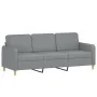 3-seater sofa in light gray fabric 180 cm by , Sofas - Ref: Foro24-359486, Price: 262,40 €, Discount: %
