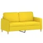 Sofa set with cushions 2 pieces light yellow fabric by , Sofas - Ref: Foro24-3202091, Price: 402,02 €, Discount: %