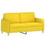 Sofagarnitur mit Kissen 2-teilig aus hellgelbem Stoff von , Sofas - Ref: Foro24-3202091, Preis: 408,23 €, Rabatt: %