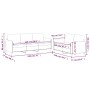 Sofa set with cushions 2 pieces light yellow fabric by , Sofas - Ref: Foro24-3202123, Price: 462,22 €, Discount: %