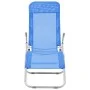 Tumbonas plegables 2 unidades textilene azul de vidaXL, Tumbonas - Ref: Foro24-44337, Precio: 137,98 €, Descuento: %