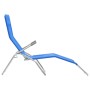 Tumbonas plegables 2 unidades textilene azul de vidaXL, Tumbonas - Ref: Foro24-44337, Precio: 151,75 €, Descuento: %