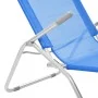 Tumbonas plegables 2 unidades textilene azul de vidaXL, Tumbonas - Ref: Foro24-44337, Precio: 137,98 €, Descuento: %
