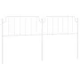 Cabecero de metal blanco 200 cm de , Cabeceros y pies de cama - Ref: Foro24-373974, Precio: 31,44 €, Descuento: %