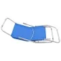 Tumbonas plegables 2 unidades textilene azul de vidaXL, Tumbonas - Ref: Foro24-44337, Precio: 137,98 €, Descuento: %