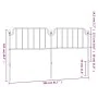 Cabecero de metal blanco 200 cm de , Cabeceros y pies de cama - Ref: Foro24-373974, Precio: 31,44 €, Descuento: %