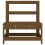 Mittelsofa aus massivem Kiefernholz in Honigbraun von , Modulare Sofas für den Außenbereich - Ref: Foro24-825481, Preis: 52,9...