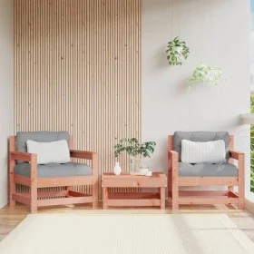 Douglas solid wood garden armchairs 2 units by , Modular outdoor sofas - Ref: Foro24-825497, Price: 130,80 €, Discount: %