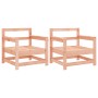 Douglas Massivholz-Gartensessel 2 Einheiten von , Modulare Sofas für den Außenbereich - Ref: Foro24-825497, Preis: 132,51 €, ...