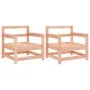 Douglas Massivholz-Gartensessel 2 Einheiten von , Modulare Sofas für den Außenbereich - Ref: Foro24-825497, Preis: 130,80 €, ...