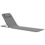 Folding beach mat 2 units steel and gray fabric by vidaXL, Loungers - Ref: Foro24-44330, Price: 54,67 €, Discount: %