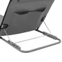 Folding beach mat 2 units steel and gray fabric by vidaXL, Loungers - Ref: Foro24-44330, Price: 54,67 €, Discount: %