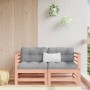 Garden corner sofas 2 pcs solid wood Douglas by , Modular outdoor sofas - Ref: Foro24-825637, Price: 135,56 €, Discount: %