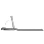 Folding beach mat 2 units steel and gray fabric by vidaXL, Loungers - Ref: Foro24-44330, Price: 40,78 €, Discount: %