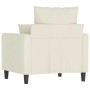 Cream velvet armchair 60 cm by , Sofas - Ref: Foro24-359291, Price: 173,64 €, Discount: %