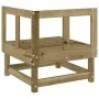 Garten-Ecksofa aus imprägniertem Massivholz von , Modulare Sofas für den Außenbereich - Ref: Foro24-825372, Preis: 59,67 €, R...