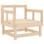 Gartensessel 2 Einheiten aus massivem Kiefernholz von , Modulare Sofas für den Außenbereich - Ref: Foro24-825387, Preis: 92,2...