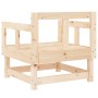 Gartensessel 2 Einheiten aus massivem Kiefernholz von , Modulare Sofas für den Außenbereich - Ref: Foro24-825387, Preis: 113,...