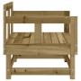 Sillones de jardín 2 unidades madera impregnada de pino de , Sofás modulares de exterior - Ref: Foro24-825393, Precio: 90,36 ...