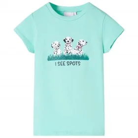 Hellmintgrünes Kinder-T-Shirt 140 von , Kinder-T-Shirts - Ref: Foro24-11098, Preis: 8,30 €, Rabatt: %