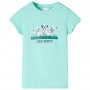 Camiseta infantil verde menta claro 140 de , Camisetas para niños - Ref: Foro24-11098, Precio: 8,30 €, Descuento: %