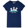 Marineblaues Kinder-T-Shirt 128 von , Kinder-T-Shirts - Ref: Foro24-11102, Preis: 8,39 €, Rabatt: %