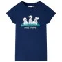Navy blue children's t-shirt 128 by , Kids T-shirts - Ref: Foro24-11102, Price: 8,30 €, Discount: %