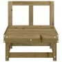 Zentrales Gartensofa aus imprägniertem Massivholz von , Modulare Sofas für den Außenbereich - Ref: Foro24-825379, Preis: 56,4...