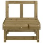 Zentrales Gartensofa aus imprägniertem Massivholz von , Modulare Sofas für den Außenbereich - Ref: Foro24-825379, Preis: 57,2...
