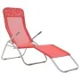 Folding sun loungers 2 units red textilene by vidaXL, Loungers - Ref: Foro24-44339, Price: 124,34 €, Discount: %