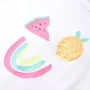 Ecrufarbenes Kinder-T-Shirt 140 von , Kinder-T-Shirts - Ref: Foro24-11383, Preis: 8,30 €, Rabatt: %