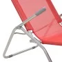 Klappbare Sonnenliegen 2 Einheiten rotes Textilene von vidaXL, Liegen - Ref: Foro24-44339, Preis: 124,34 €, Rabatt: %