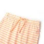 Falda recta infantil con rayas naranja fluorescente 128 de , Pantalones de niños - Ref: Foro24-10927, Precio: 10,44 €, Descue...