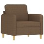 Brauner Stoffsessel 60 cm von , Sofas - Ref: Foro24-359465, Preis: 146,59 €, Rabatt: %