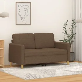 2-Sitzer-Sofa aus braunem Stoff, 120 cm von , Sofas - Ref: Foro24-359473, Preis: 201,91 €, Rabatt: %