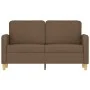 2 seater brown fabric sofa 120 cm by , Sofas - Ref: Foro24-359473, Price: 201,91 €, Discount: %