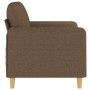 2 seater brown fabric sofa 120 cm by , Sofas - Ref: Foro24-359473, Price: 204,74 €, Discount: %