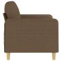2 seater brown fabric sofa 120 cm by , Sofas - Ref: Foro24-359473, Price: 201,91 €, Discount: %