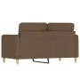 2 seater brown fabric sofa 120 cm by , Sofas - Ref: Foro24-359473, Price: 201,91 €, Discount: %