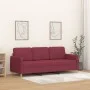 3-Sitzer-Sofa aus rotem Stoff, 180 cm von , Sofas - Ref: Foro24-359492, Preis: 222,16 €, Rabatt: %