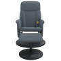 Dunkelgrauer Massagesessel aus Samt mit Fußstütze von , Sessel - Ref: Foro24-356701, Preis: 192,05 €, Rabatt: %