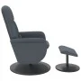 Dunkelgrauer Massagesessel aus Samt mit Fußstütze von , Sessel - Ref: Foro24-356701, Preis: 189,93 €, Rabatt: %