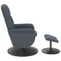 Dunkelgrauer Massagesessel aus Samt mit Fußstütze von , Sessel - Ref: Foro24-356701, Preis: 192,05 €, Rabatt: %